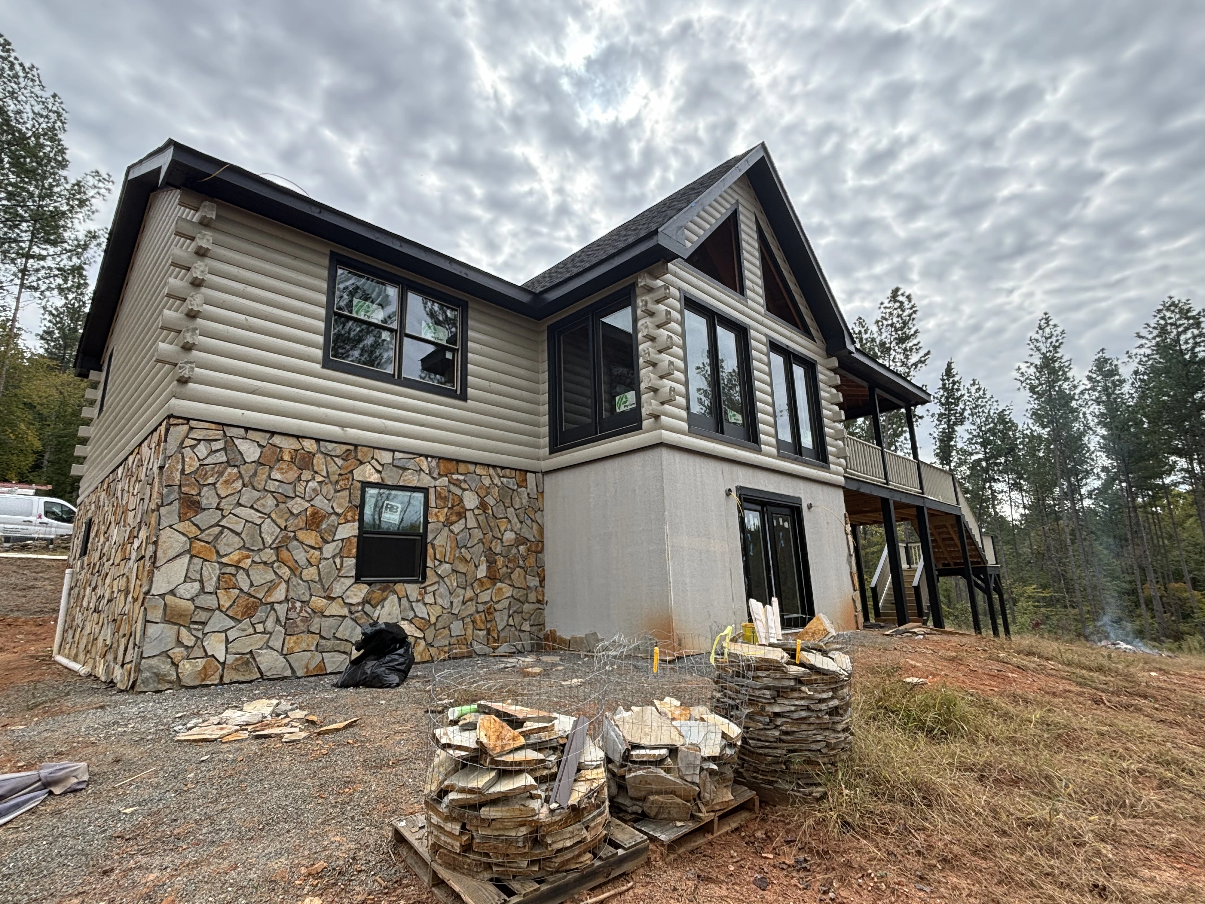 Exterior house painting in Fletcher NC by Civil & Home Solutions